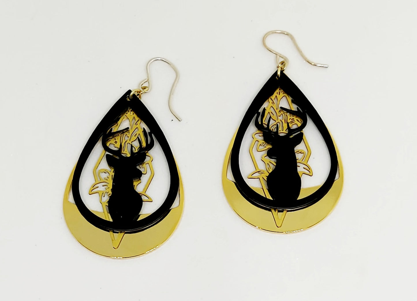 Shadow Deer Earrings