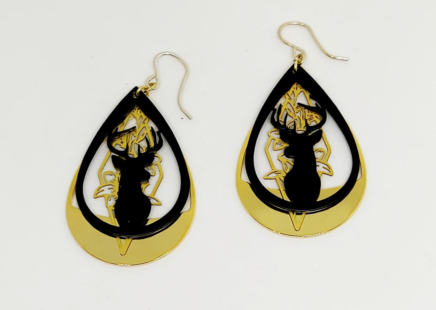 Shadow Deer Earrings