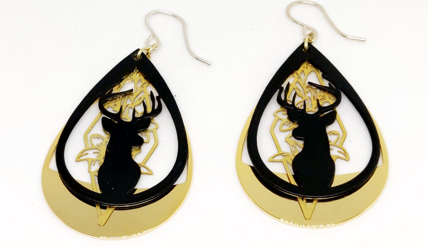 Shadow Deer Earrings