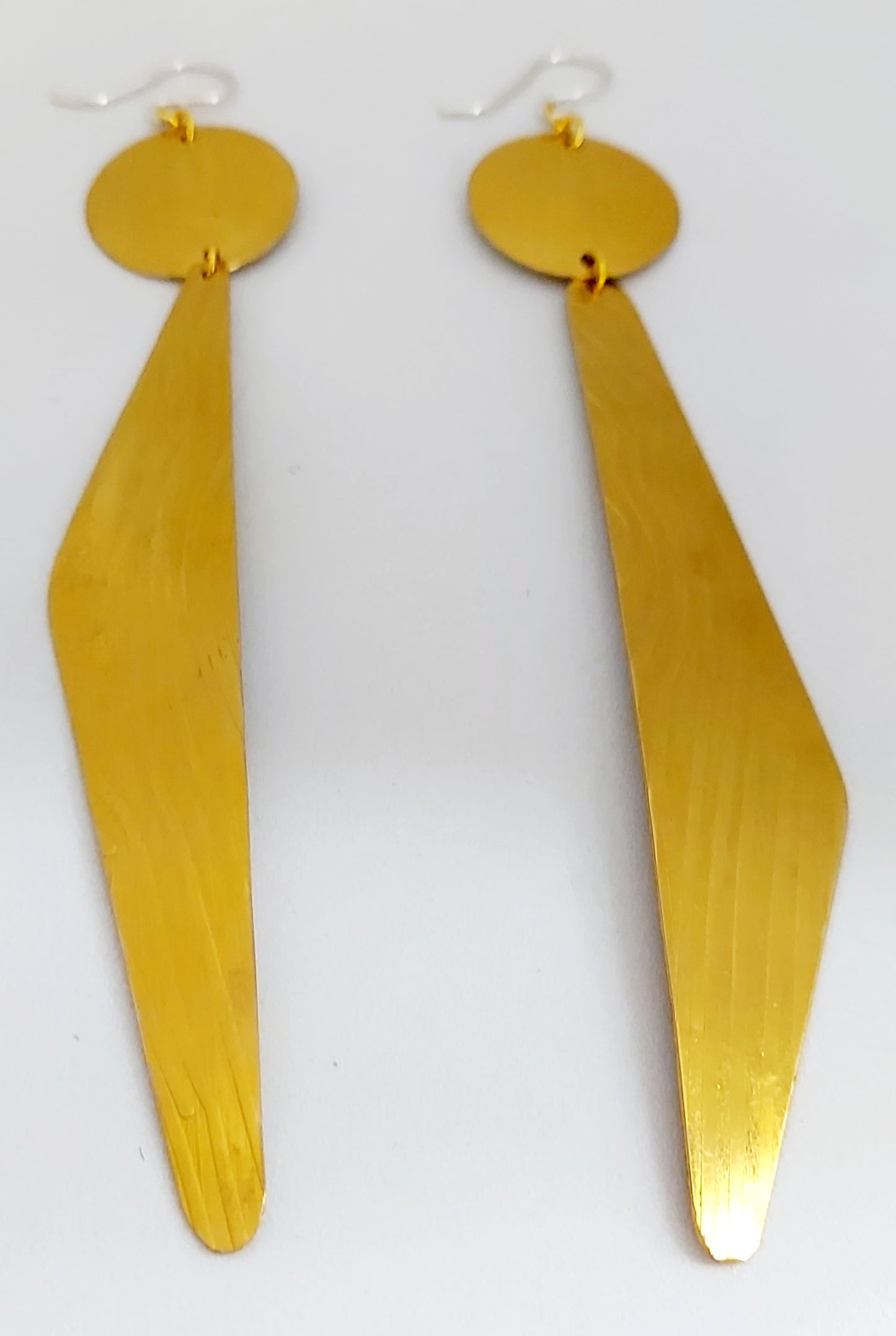 i-Dot Brass Earrings