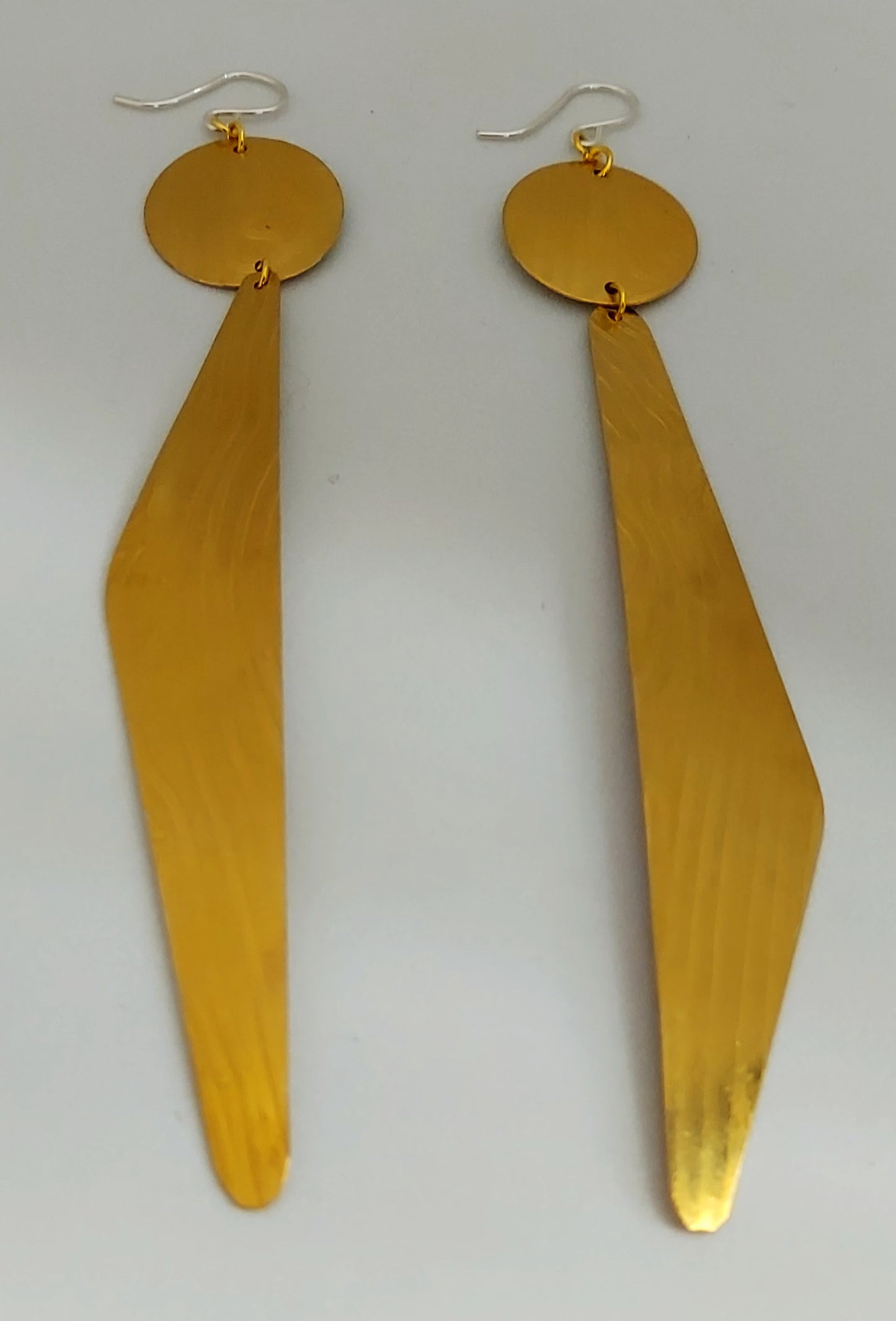i-Dot Brass Earrings