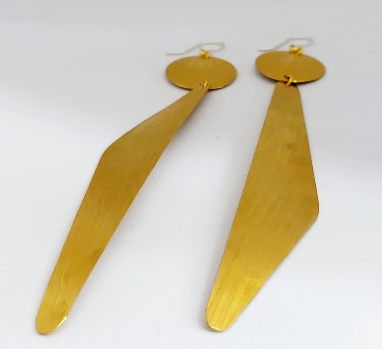 i-Dot Brass Earrings