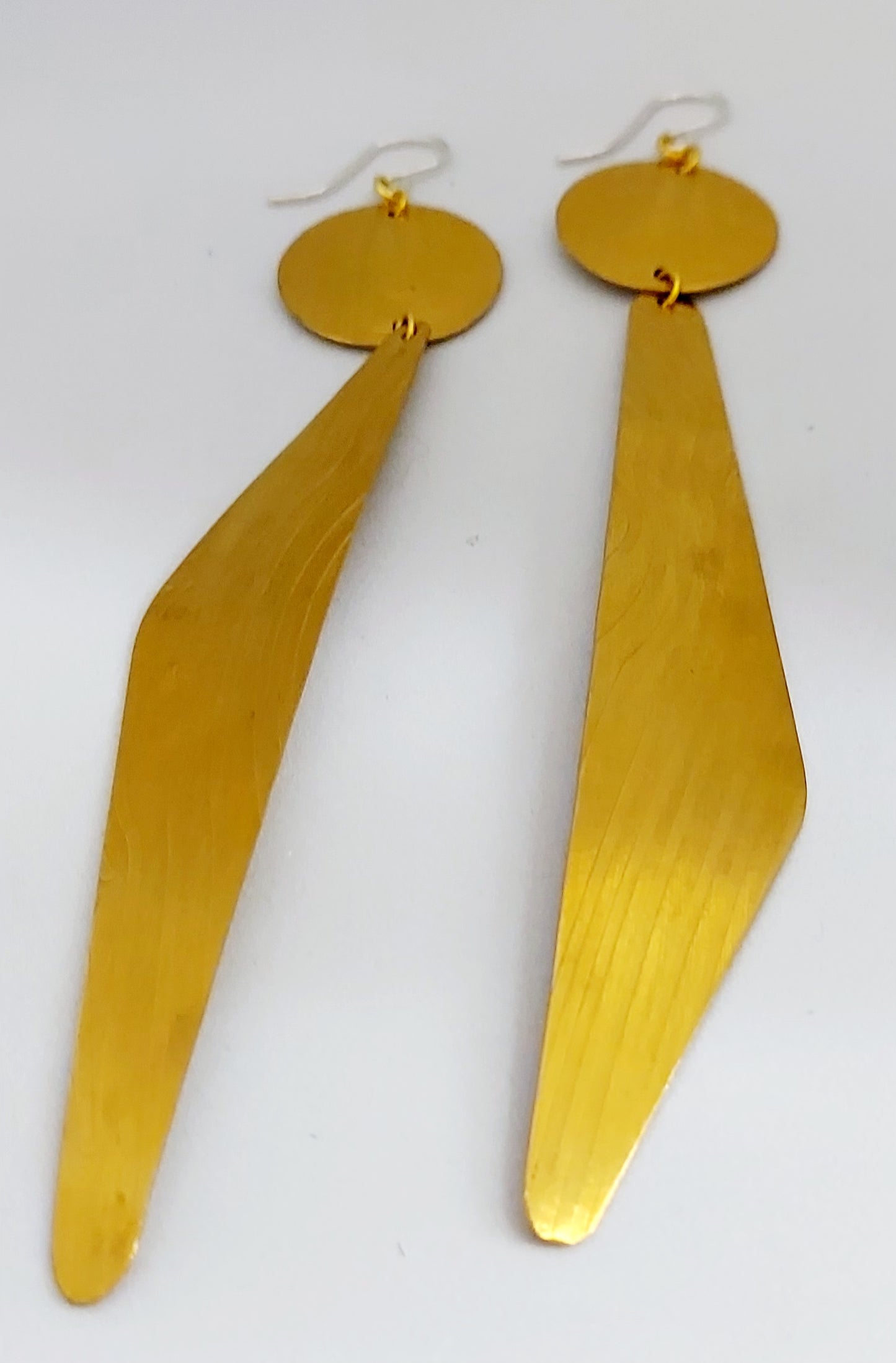 i-Dot Brass Earrings