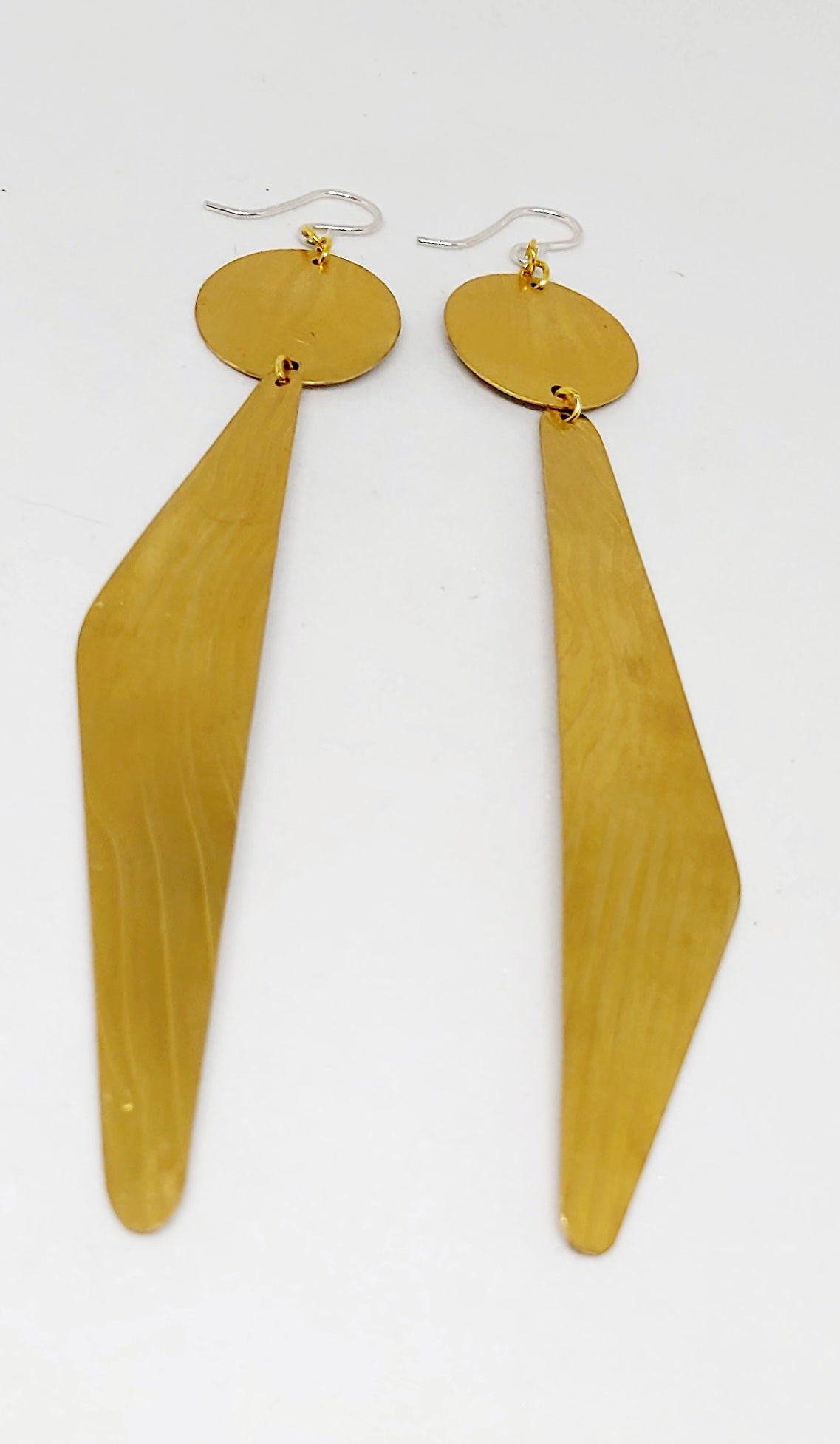 i-Dot Brass Earrings