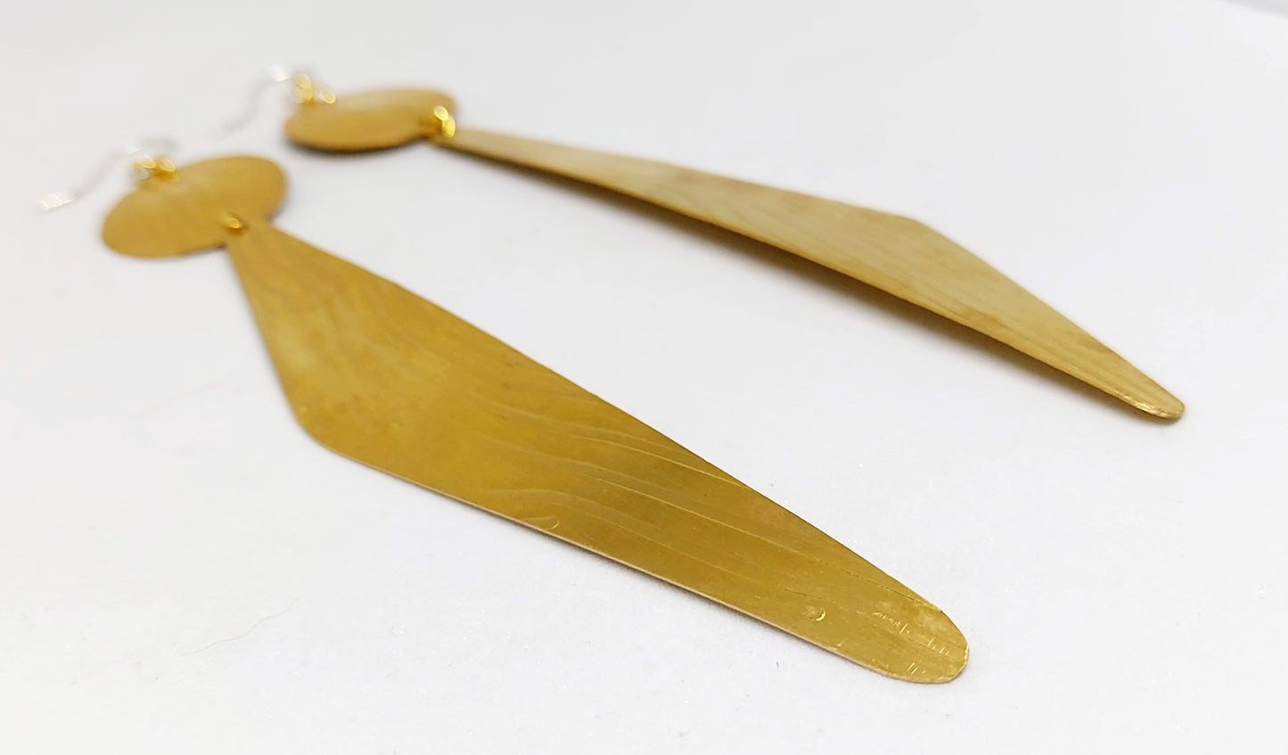 i-Dot Brass Earrings