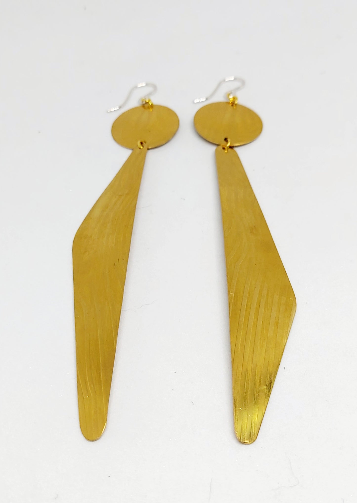 i-Dot Brass Earrings
