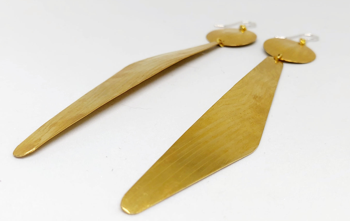 i-Dot Brass Earrings