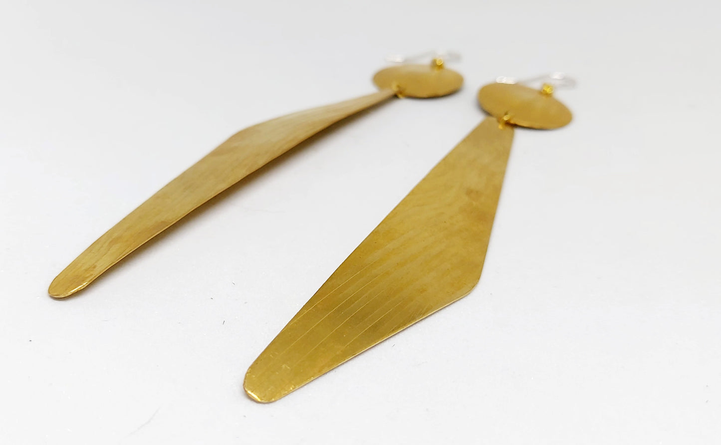i-Dot Brass Earrings