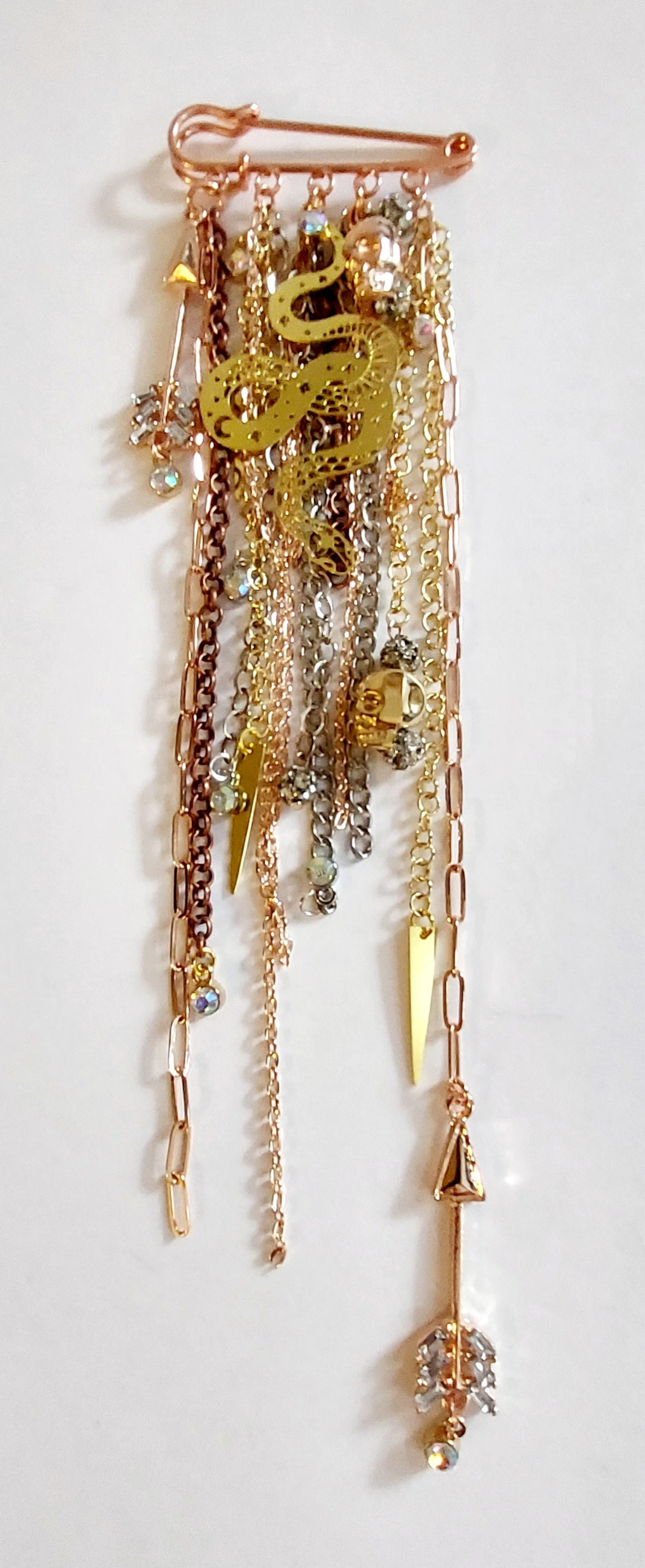 The Serpent's Whisper Lapel Pin