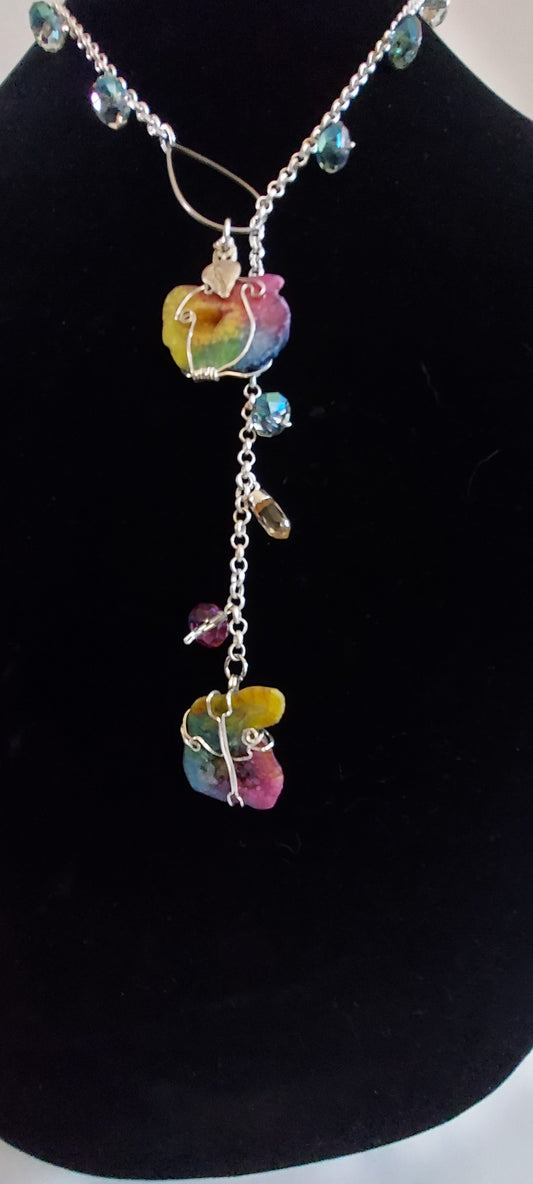 Aurora Drifter Lariat Necklace