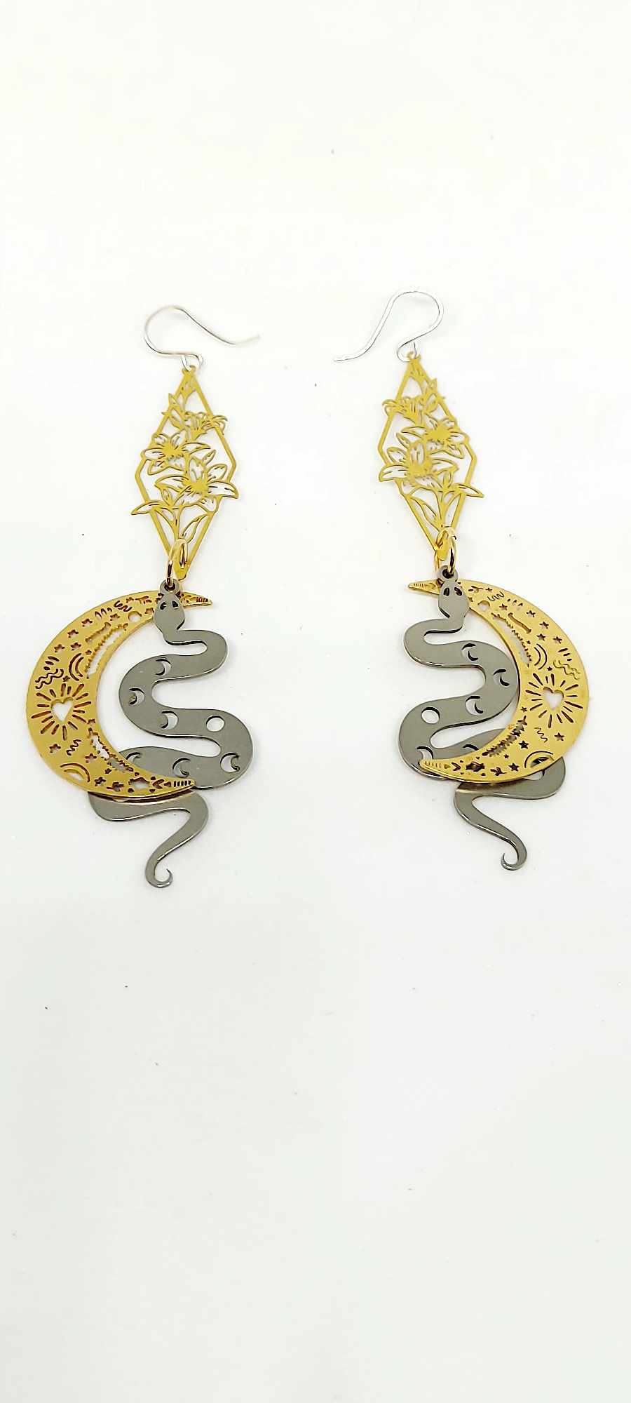 Serpent Moon Earrings
