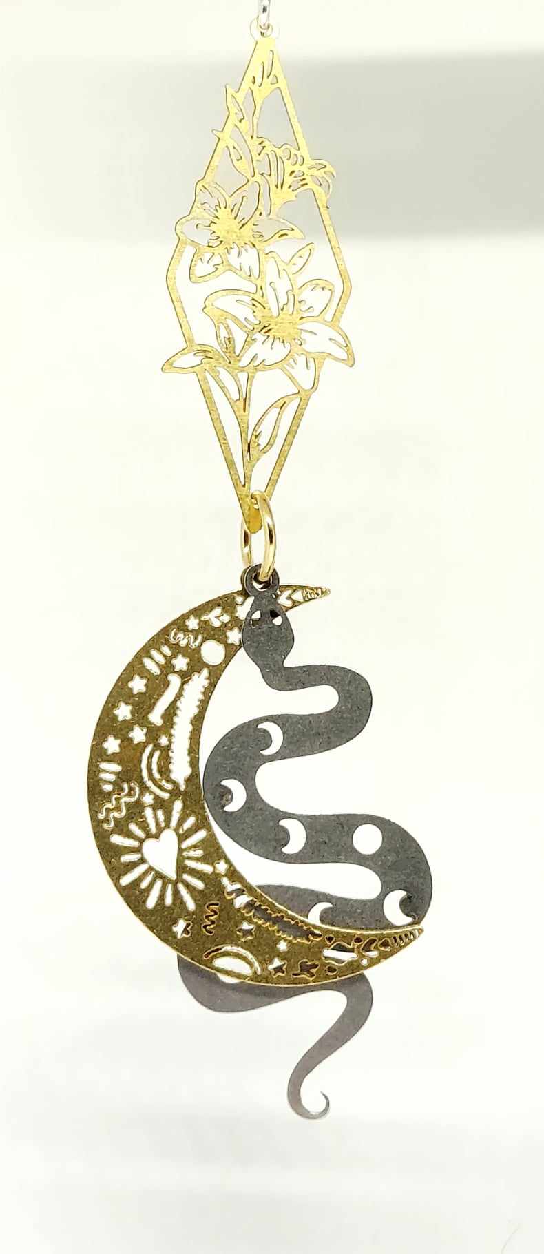 Serpent Moon Earrings