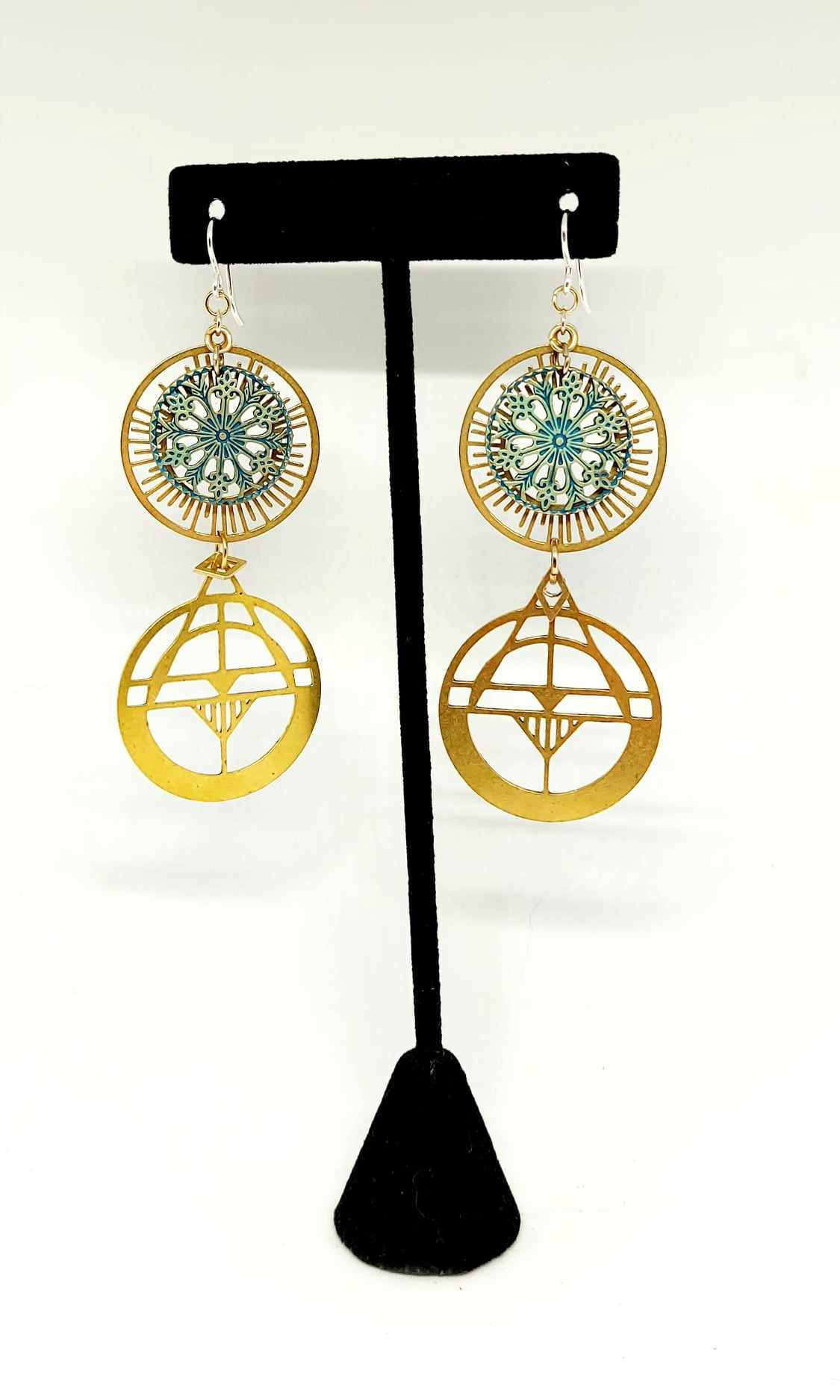 Patina Sun Earrings