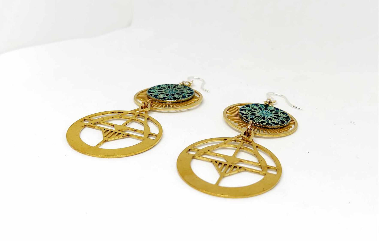 Patina Sun Earrings