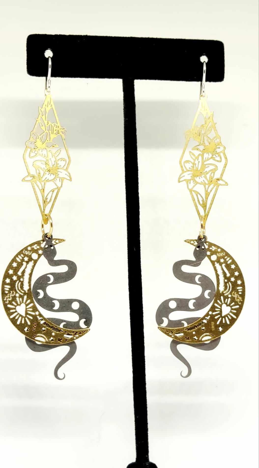 Serpent Moon Earrings