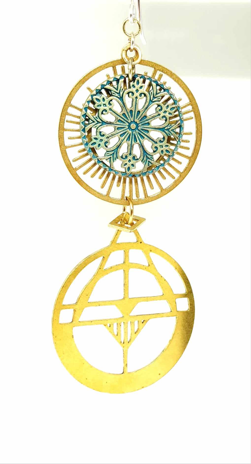 Patina Sun Earrings