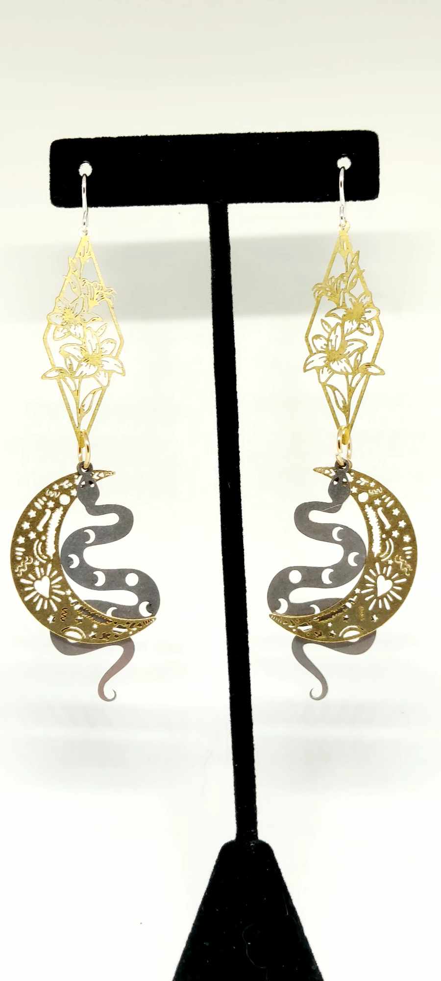 Serpent Moon Earrings