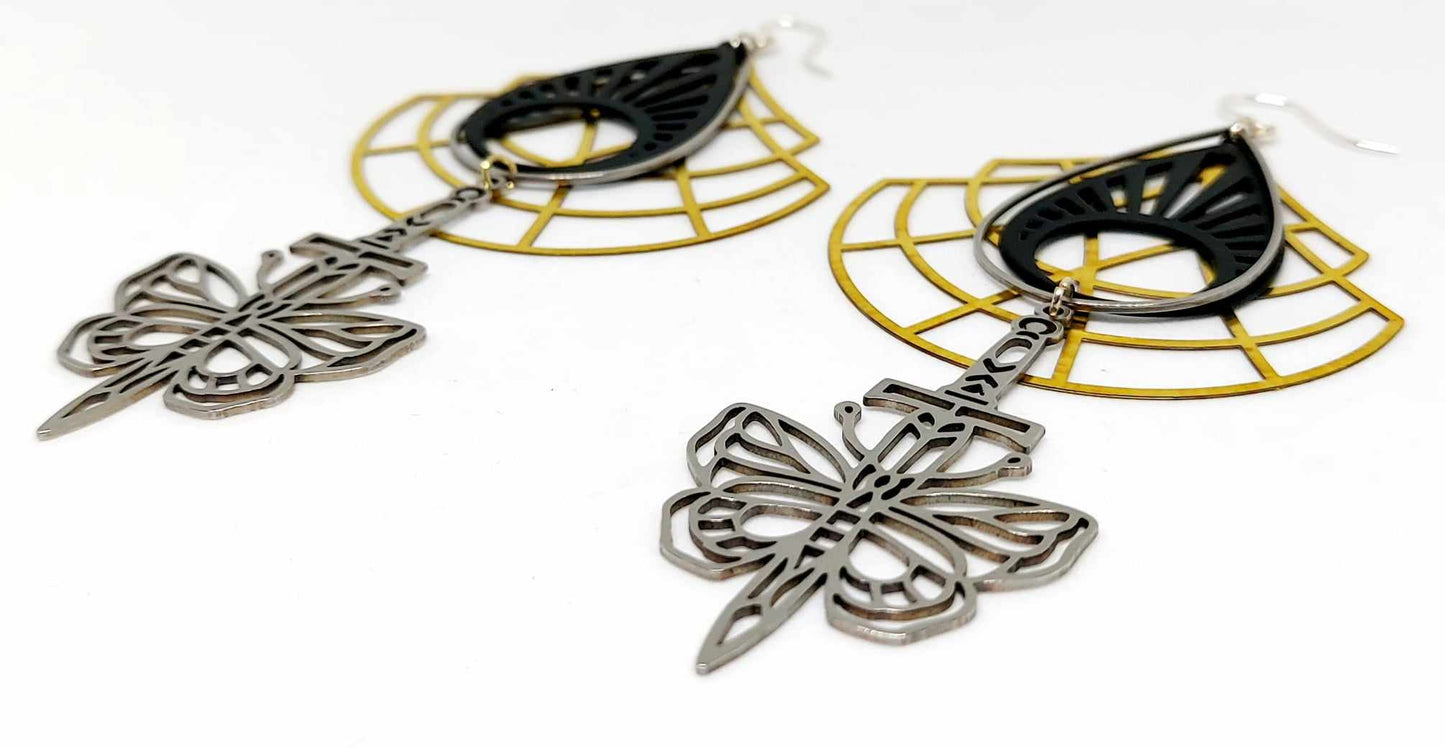 Mariposa Dagger Earrings