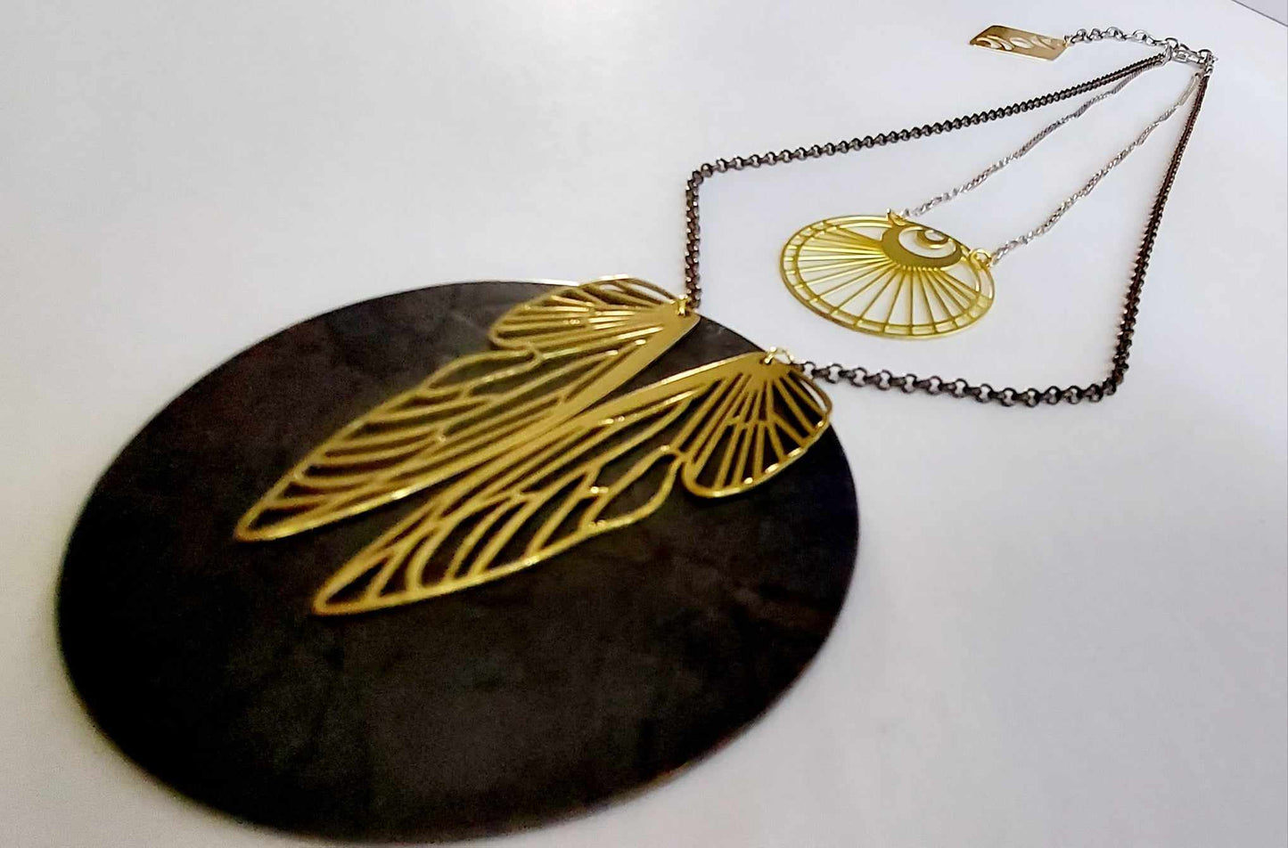 Dark Moon Flight Necklace