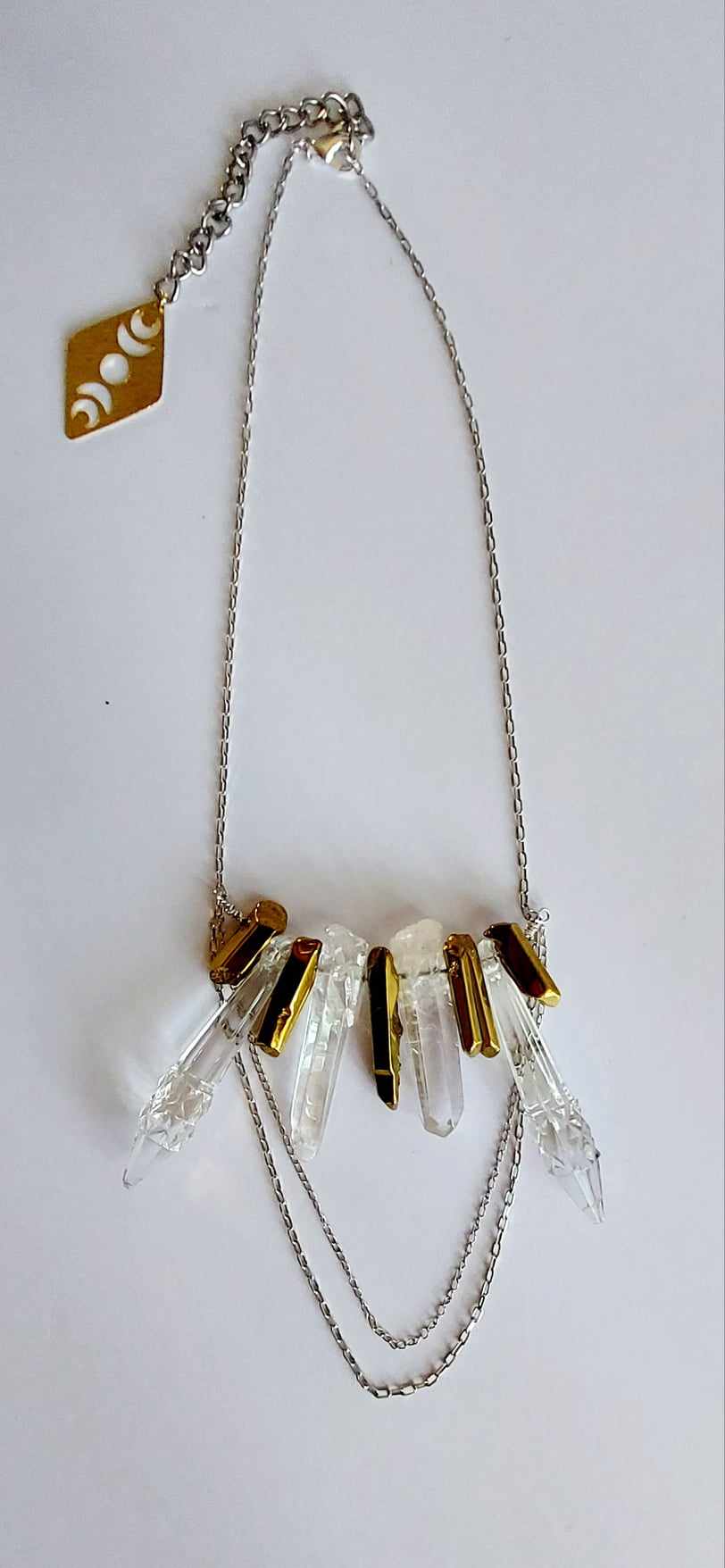 Golden Crystal Necklace