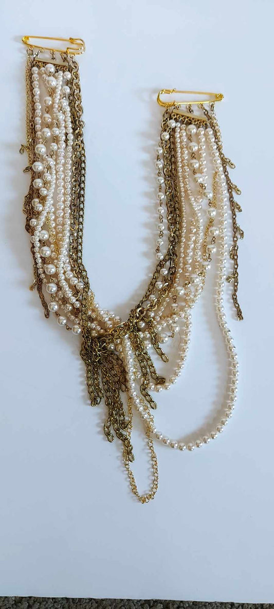 Pearl Magic Double Lapel Pin