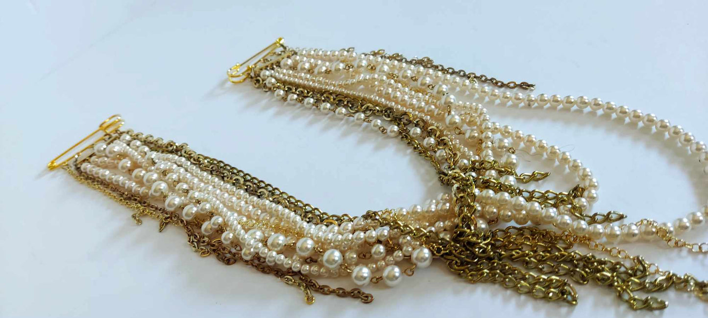 Pearl Magic Double Lapel Pin