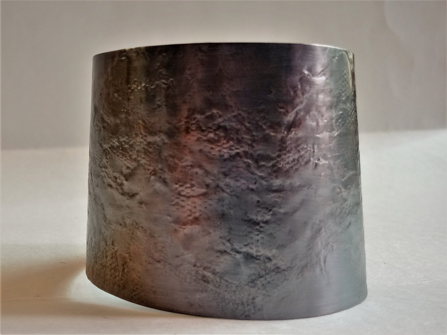 Fabric Pressed Copper Cuff (1 1/2 " inch)