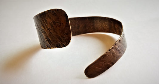 Spiraled Copper Cuff