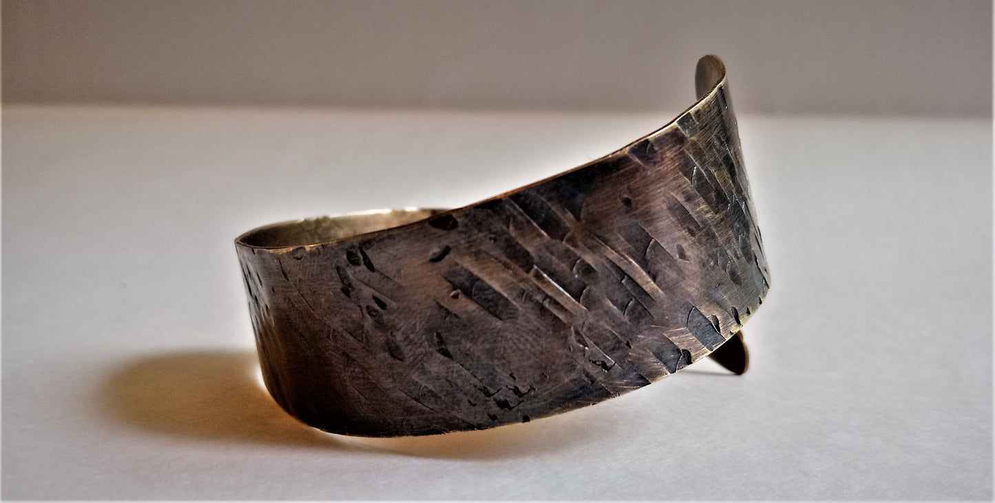 Spiraled Copper Cuff