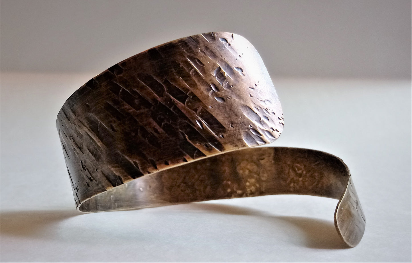 Spiraled Copper Cuff