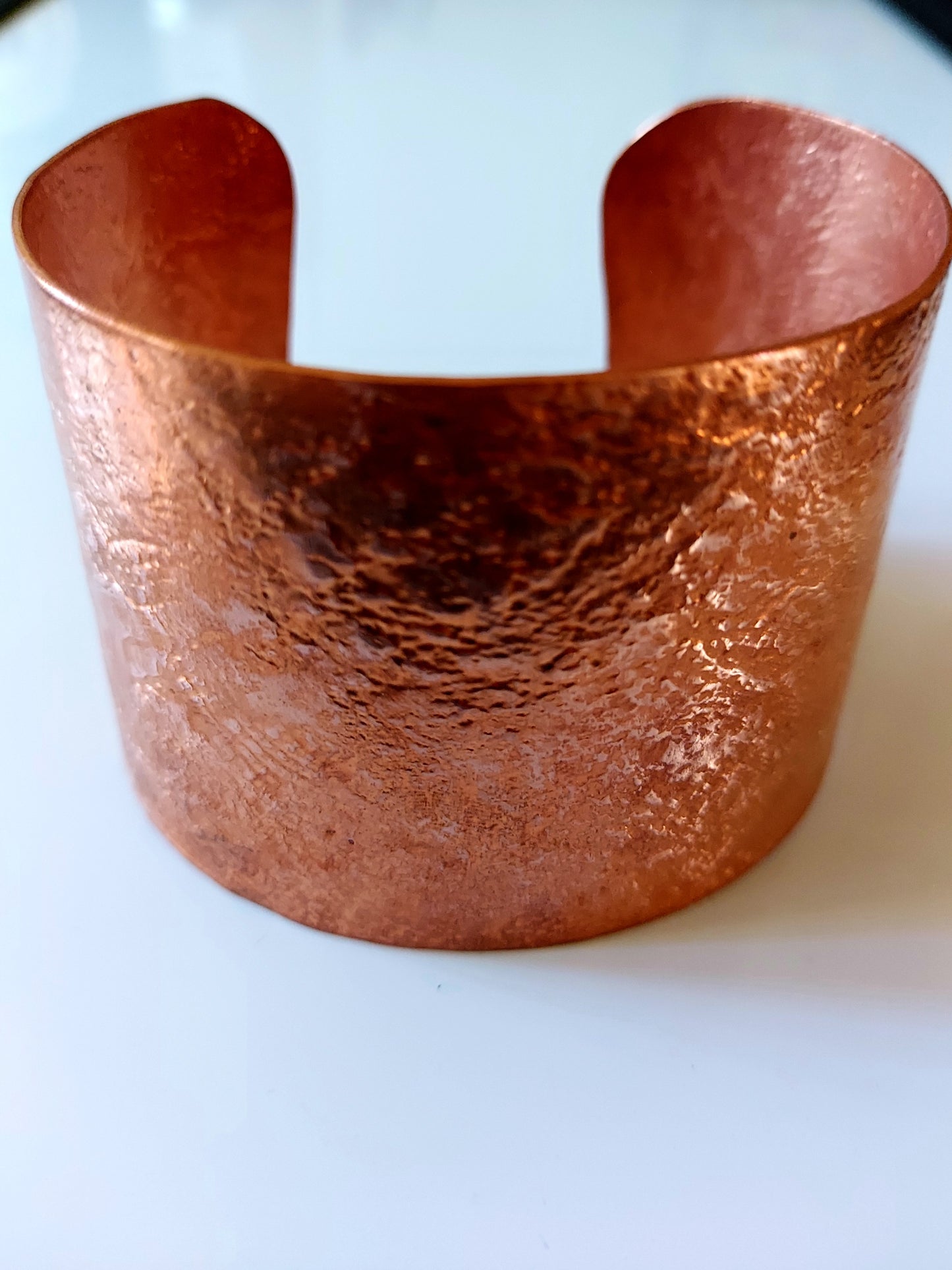 Fabric Pressed Copper Cuff