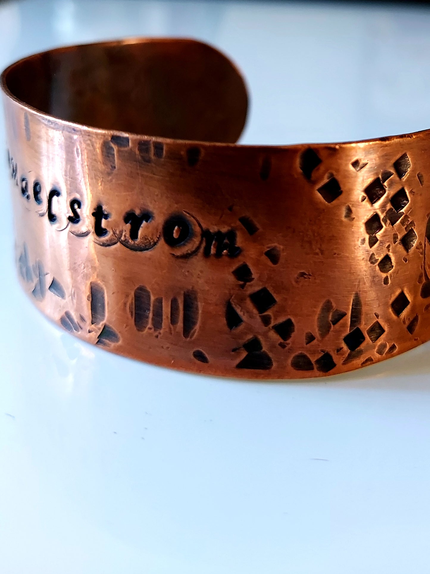 "Femaelstrom" Copper Cuff