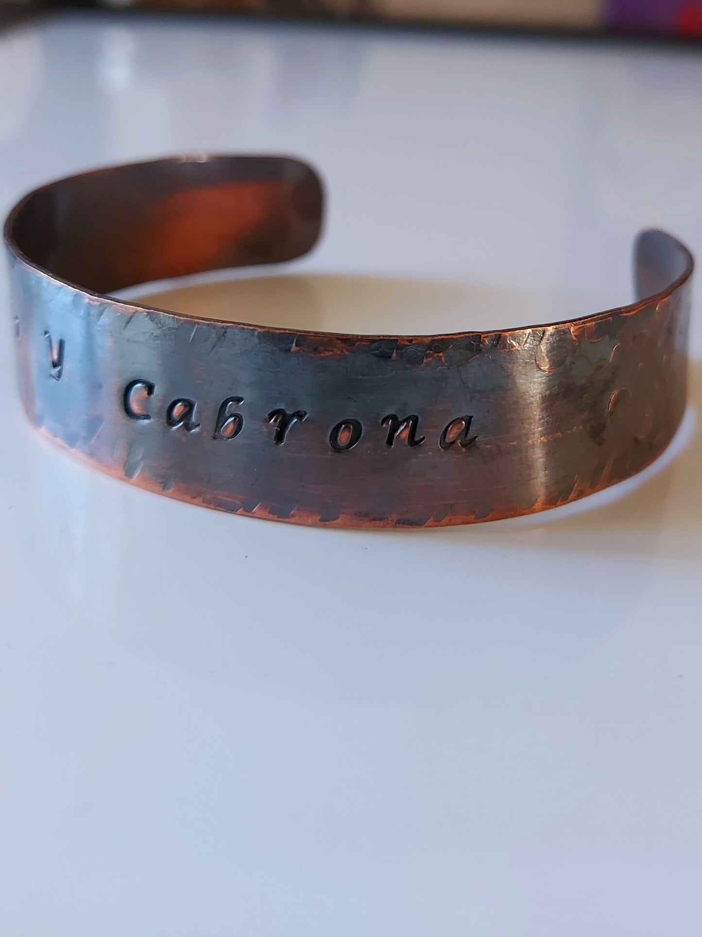 Bonita y Cabrona Copper Cuff