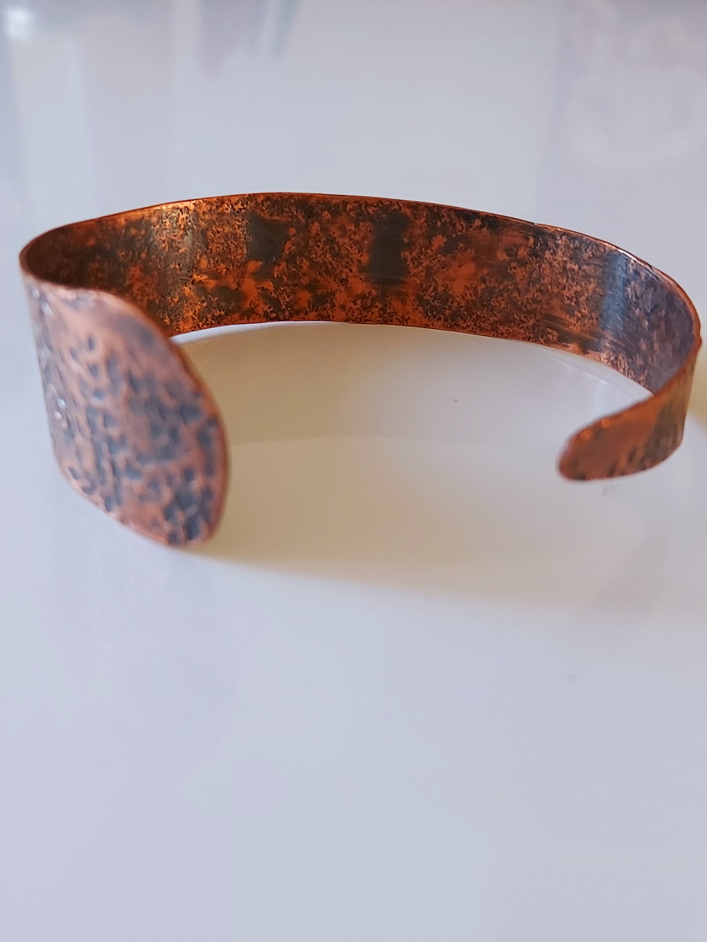 Triangle Copper Cuff (Round End)