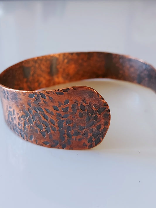 Triangle Copper Cuff (Round End)