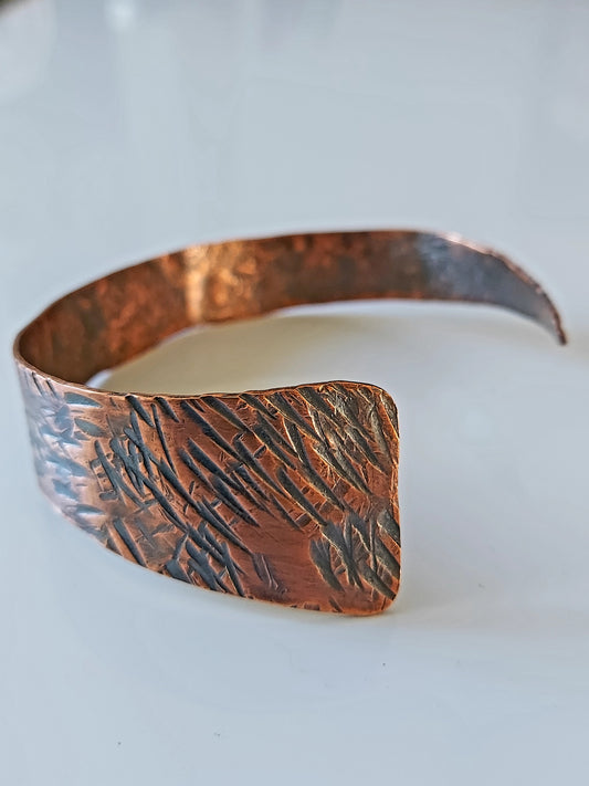 Triangle Copper Cuff (Straight End)