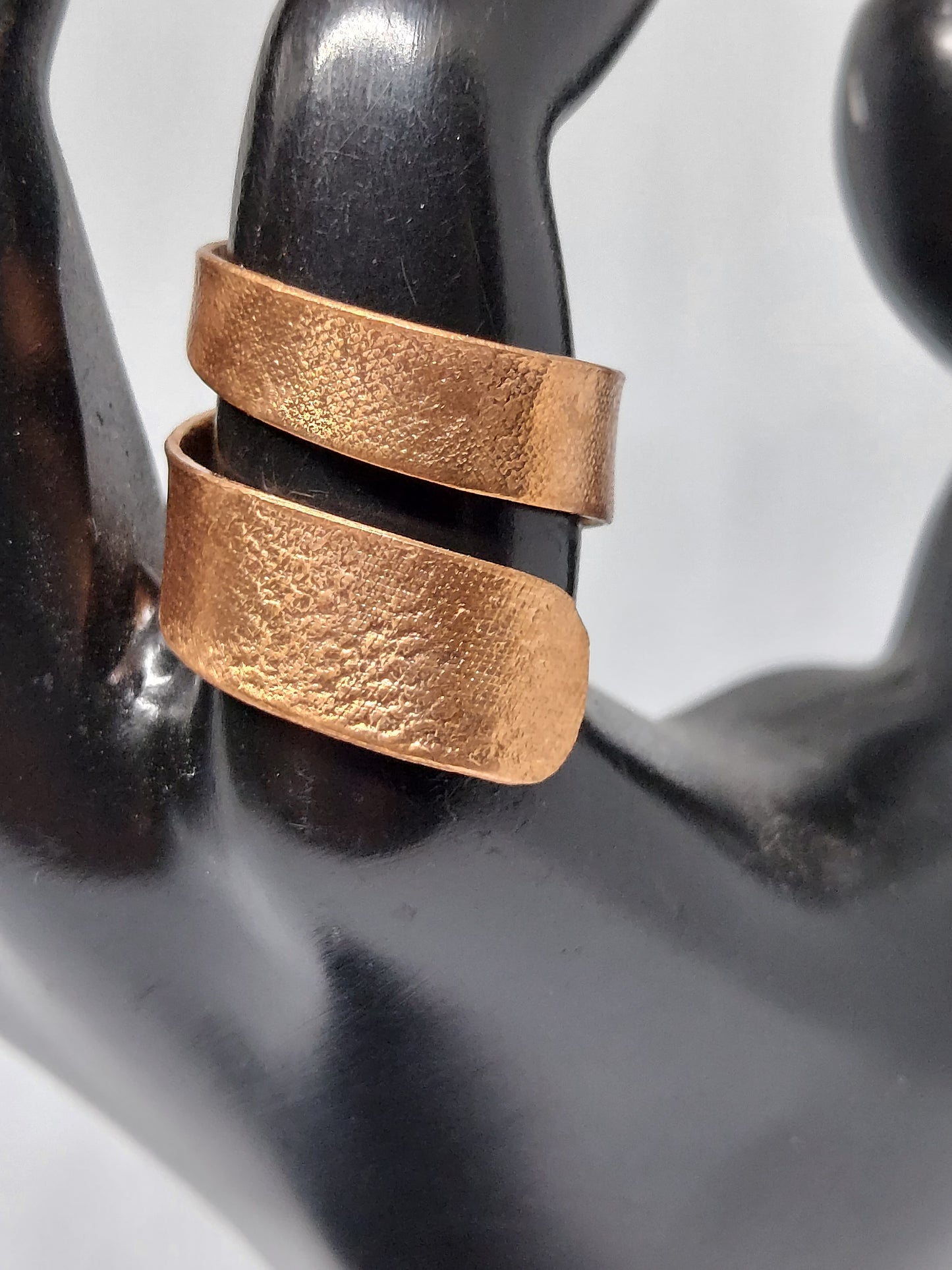 Adjustable Fabric Pressed Copper Ring