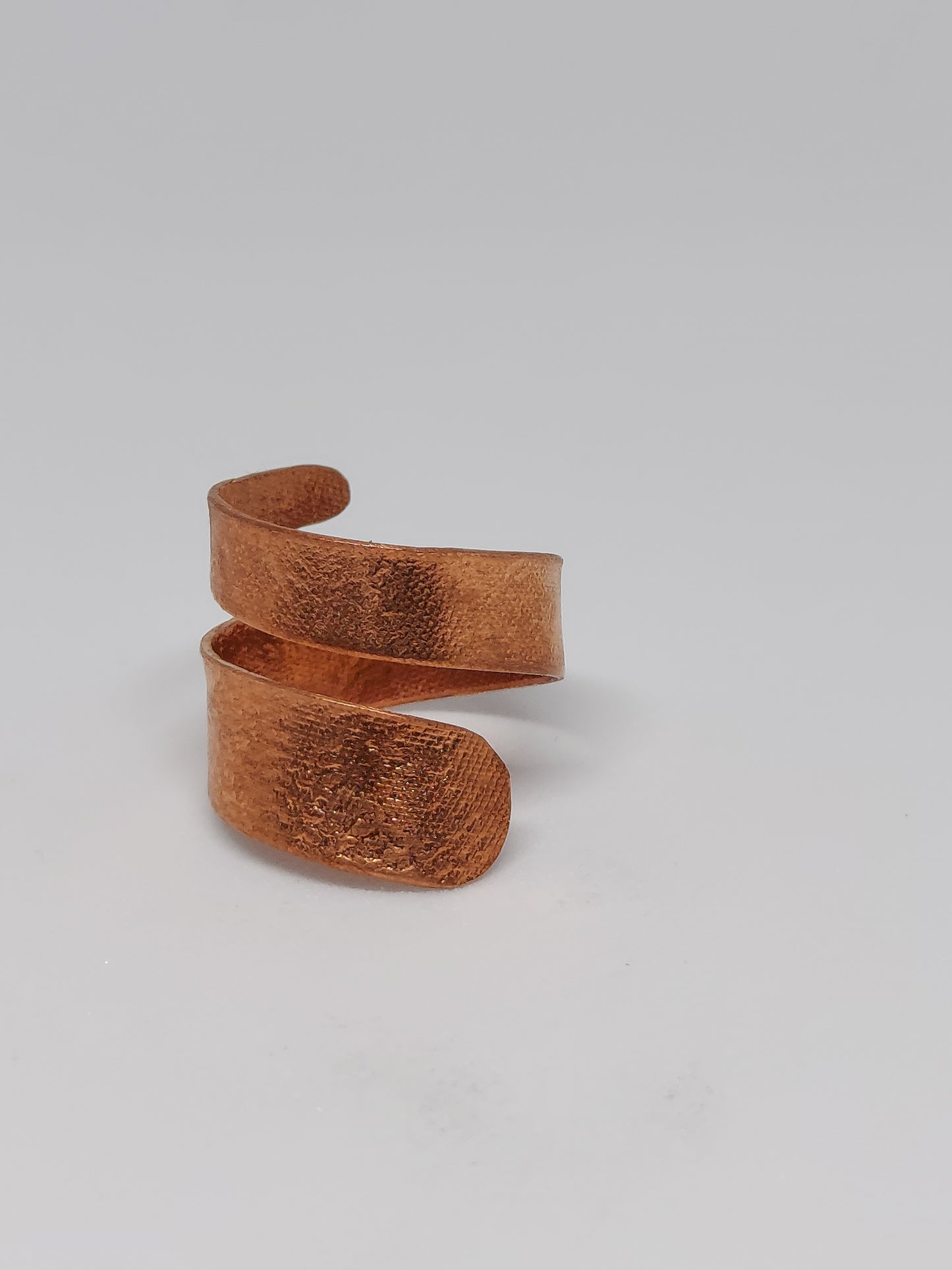 Adjustable Fabric Pressed Copper Ring