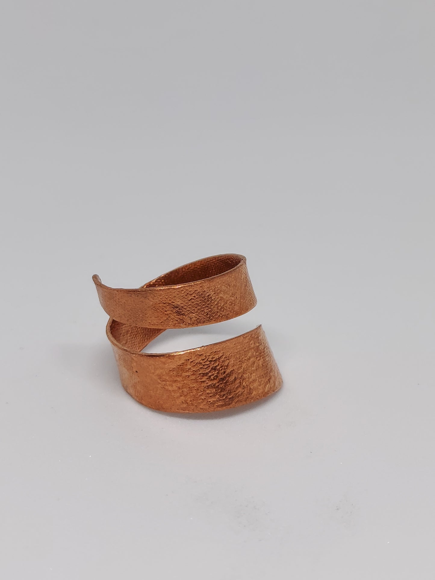 Adjustable Fabric Pressed Copper Ring