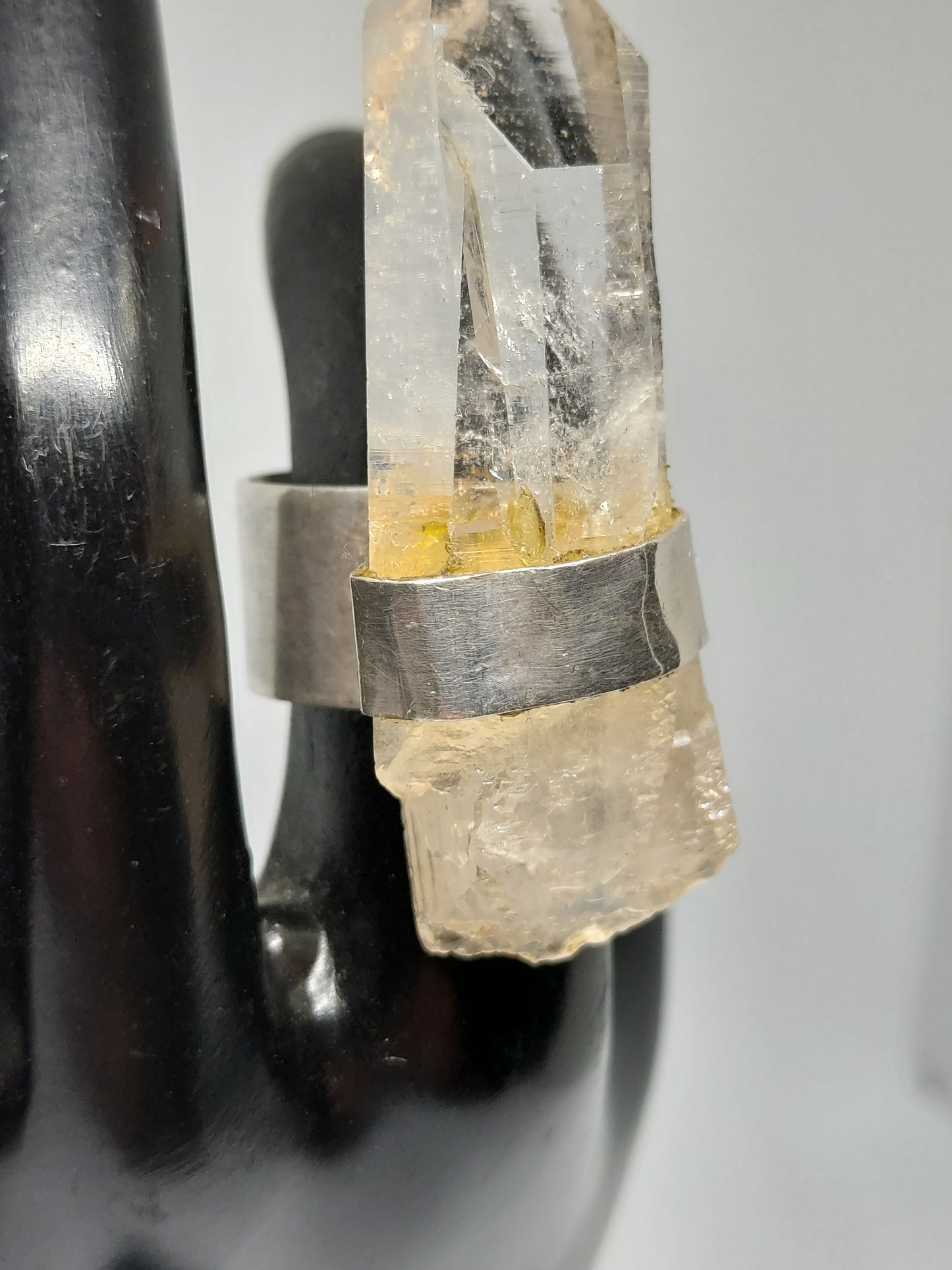 Crystal Quartz Energy Ring