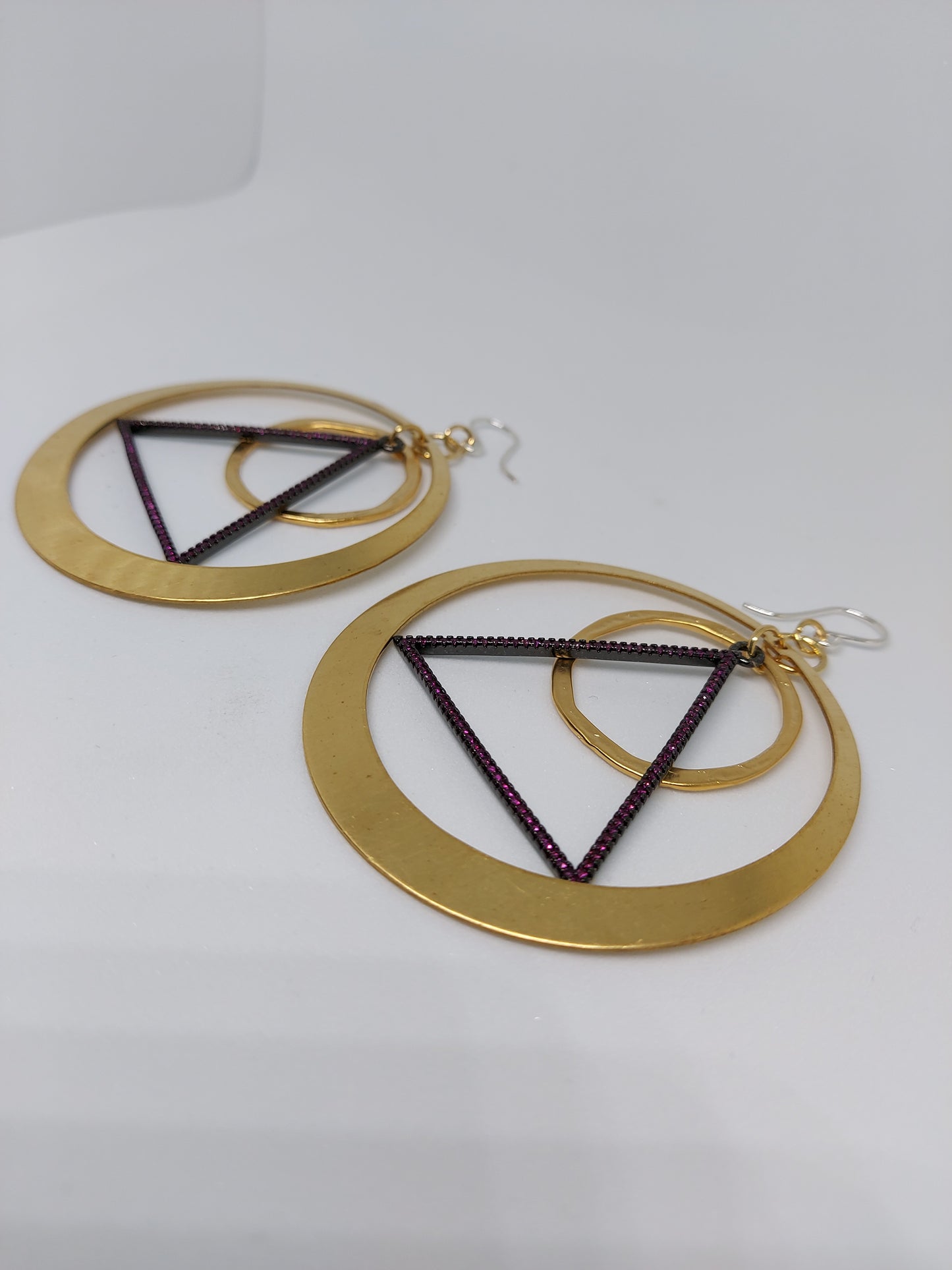 Ruby Geo Hoops