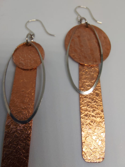 Big Disc, Little Disc Earrings