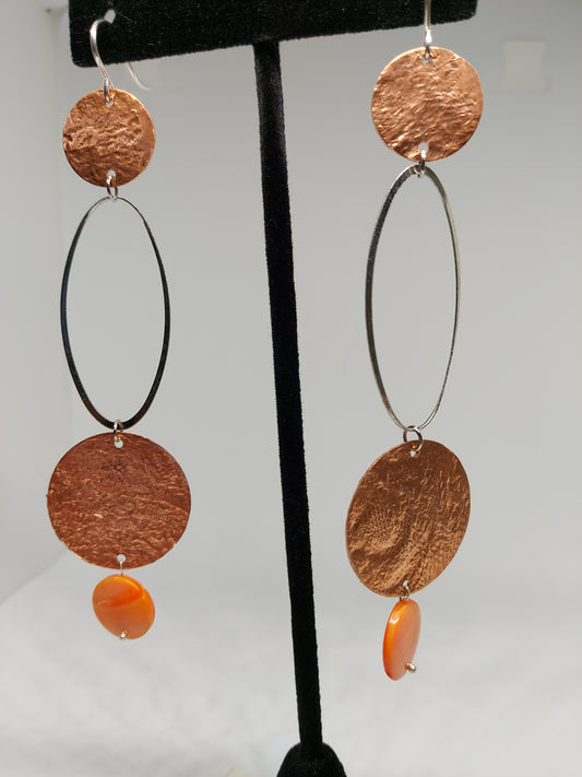 Double Disc Earrings