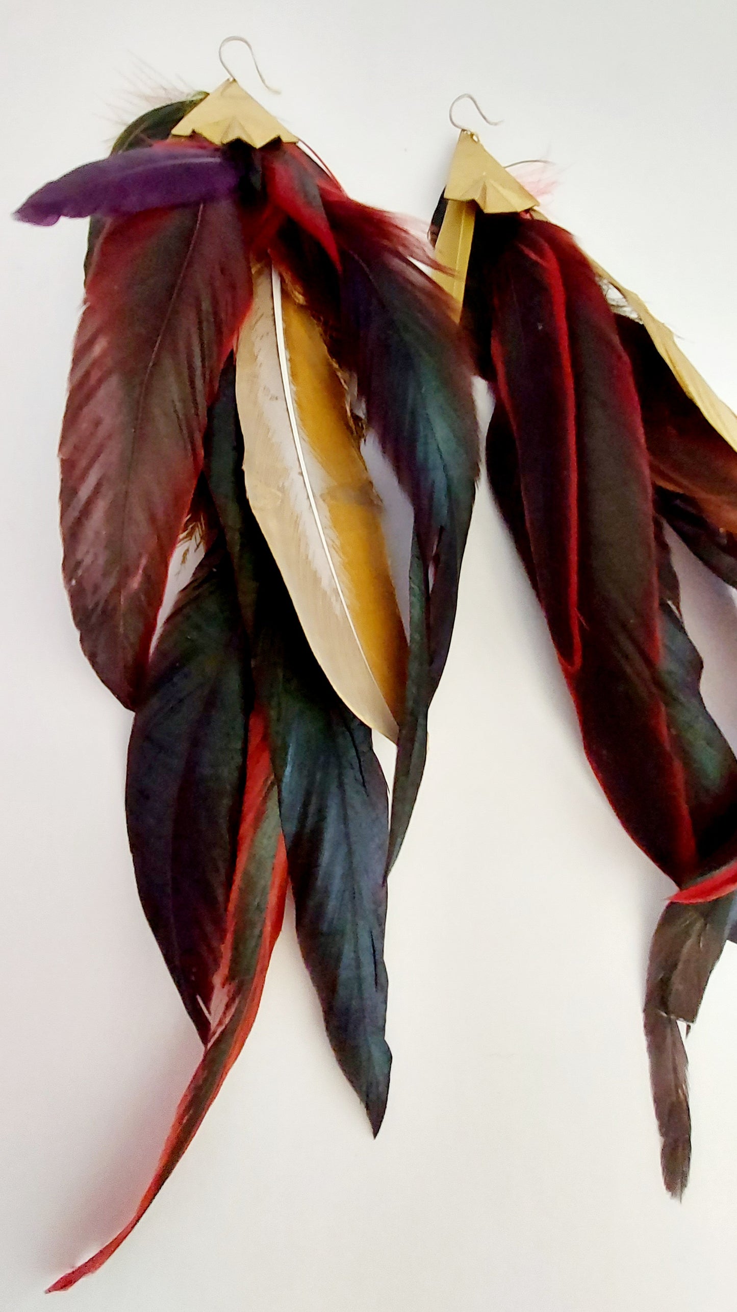 Super Diosa Feather Earrings