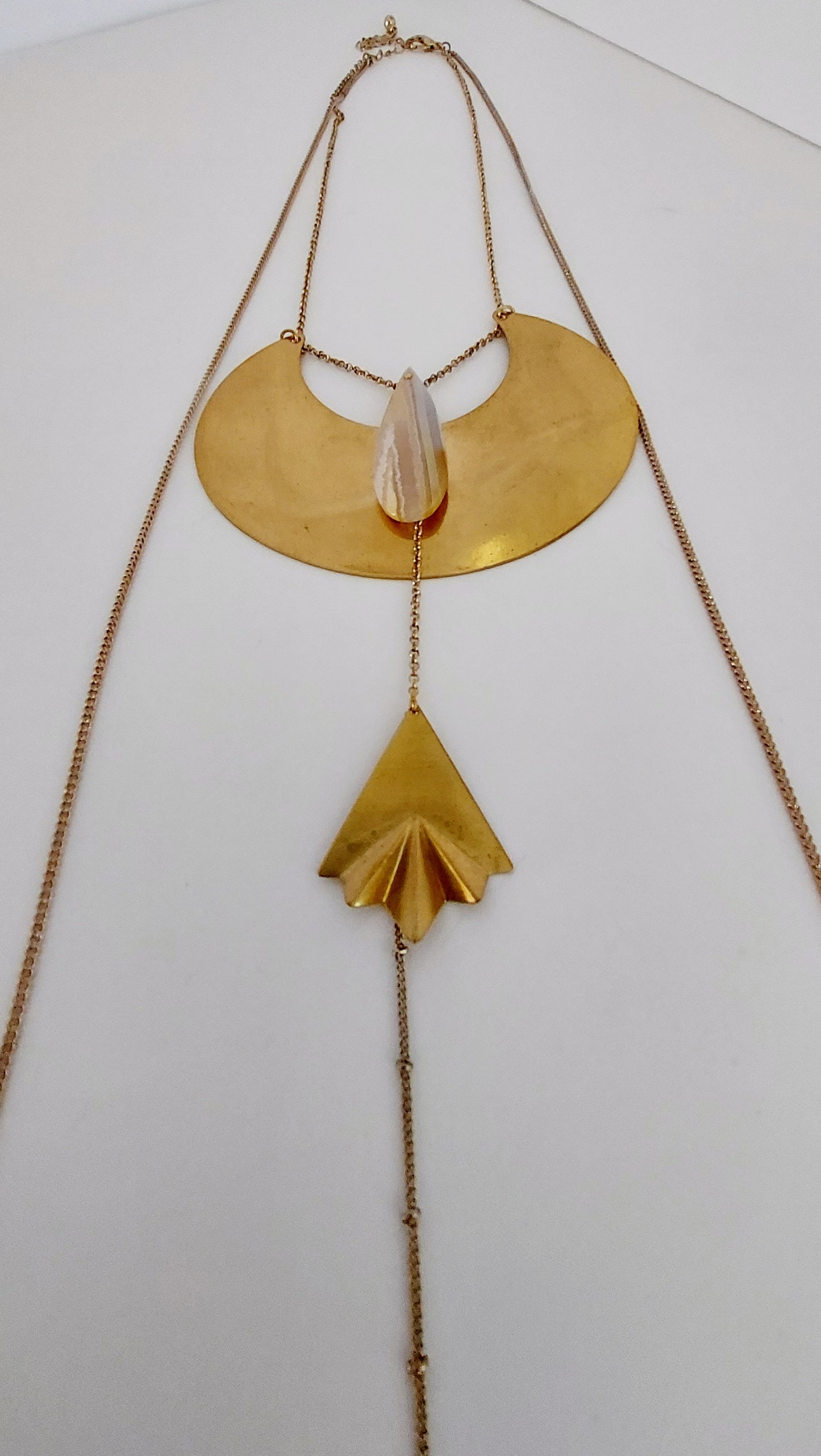 Banded Agate Body Chain