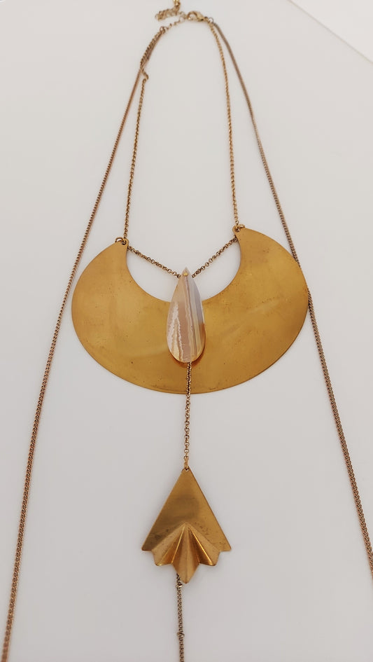 Banded Agate Body Chain