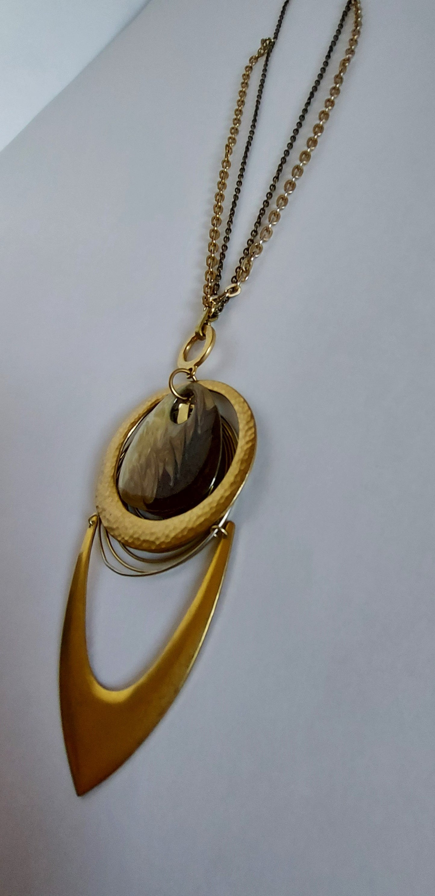 Galactic Brass Necklace