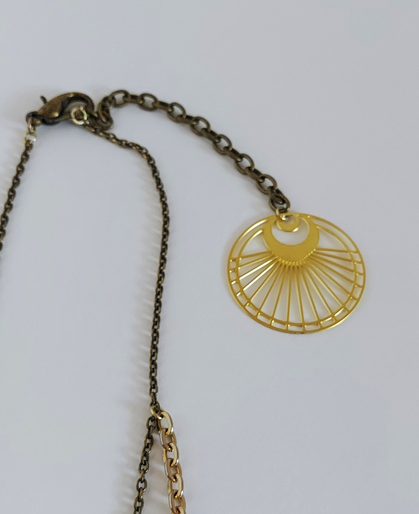 Galactic Brass Necklace
