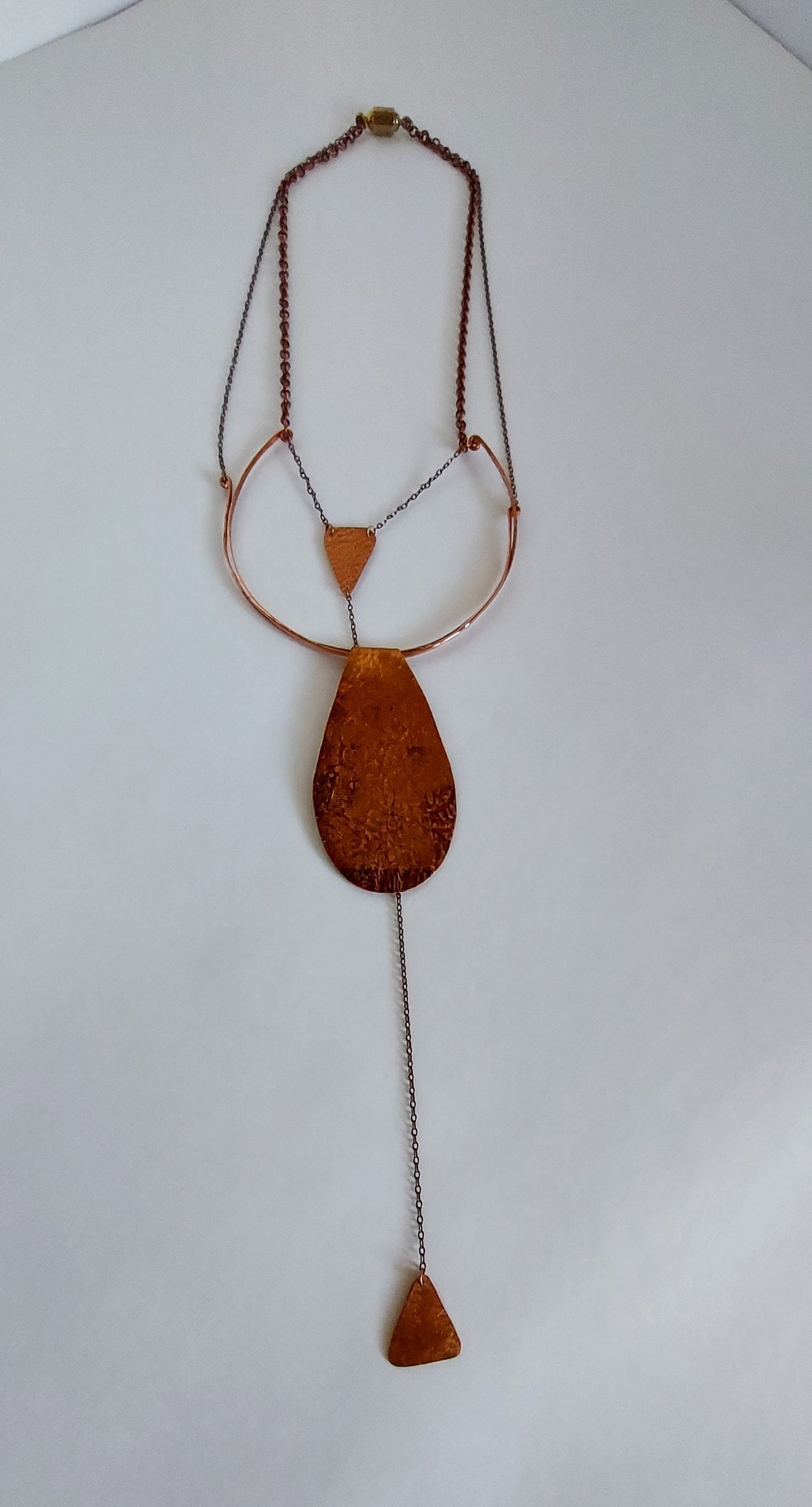 Copper Teardrop Necklace
