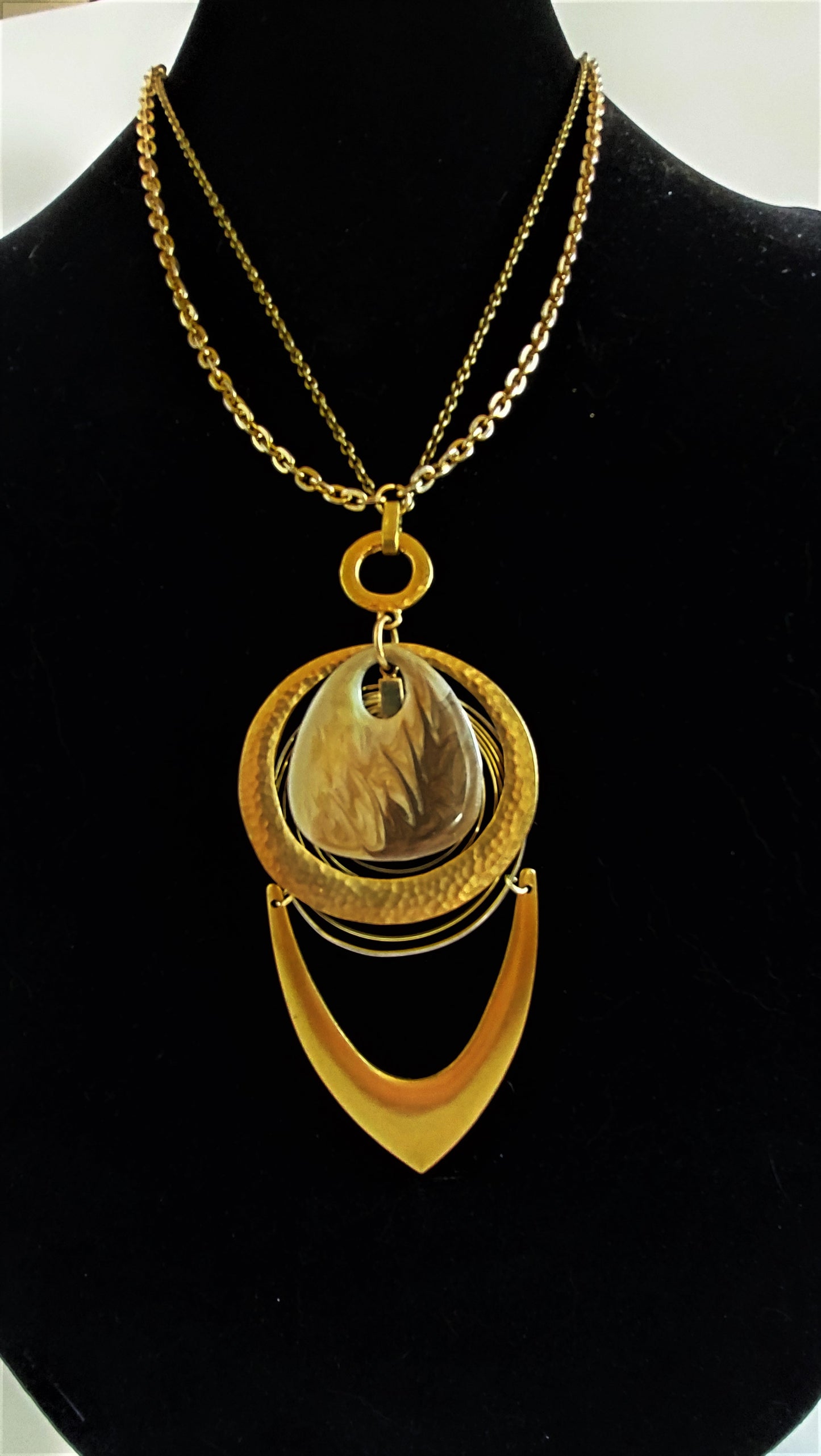 Galactic Brass Necklace